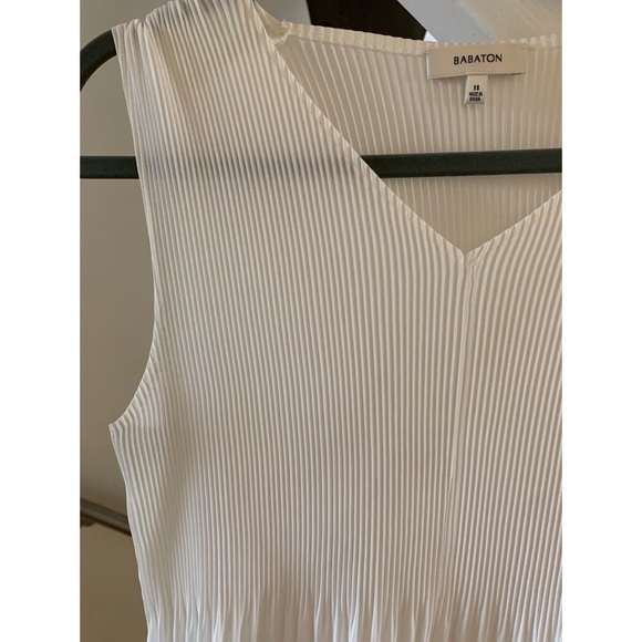BABATON- Sleeveless White Blouse - Picture 2 of 2